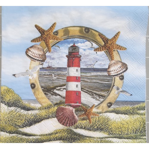 Serviettes - Lighthouse