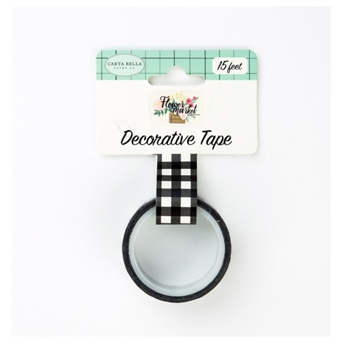 Black & White Buffalo Washi Tape